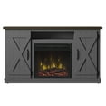 thumbnail image 6 of Twin Star Home Barn Door TV Stand for TVs up to 55" with ClassicFlame Electric Fireplace, Gray, 6 of 7