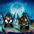 thumbnail image 6 of PULLIMORE 2PCS Halloween Candle Holder, Black Pumpkin Ghost Bat Spider Candlestick Holders Table Decoration Ornament (Spider), 6 of 8