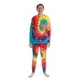 thumbnail image 3 of #FollowMe Matching Christmas Pajamas for Family & Couples  Festive Holiday Sleepwear (Tie Dye Bright Swirl, Infant 0-3 Months), 3 of 4
