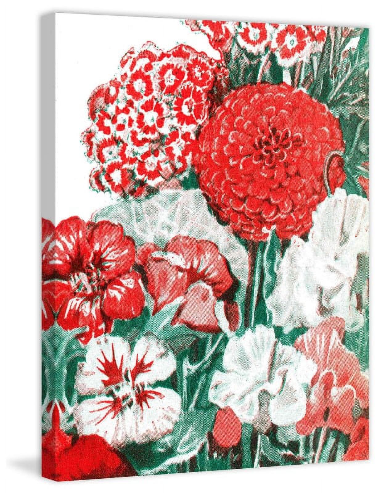 Marmont Hill "Seeds Flowers 1" Painting Print on Canvas