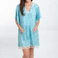 thumbnail image 3 of Elsie & Zoey Naomi One Size Hooded Poncho Swimsuit Cover Up for Women, 3 of 6