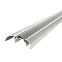 M-D Building Products 08409 3-3/8 in. x 1-1/8 in. x 36 in. Silver Aluminum and Vinyl High-Profile Threshold