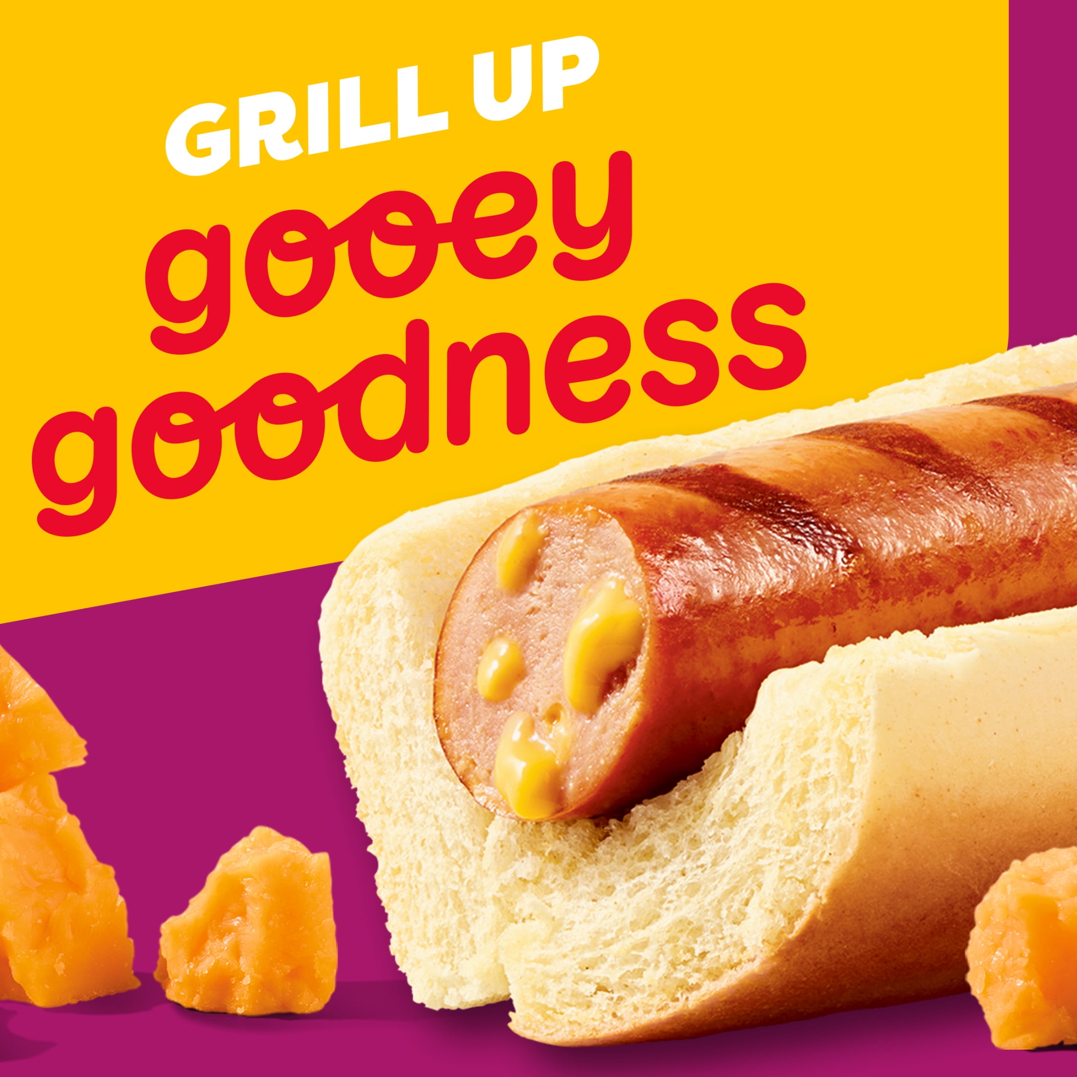 Oscar Mayer Stuffed Cheese Hot Dogs, 10 Count Pack