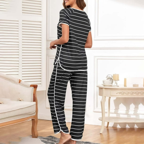 Womens striped pajama pants sale