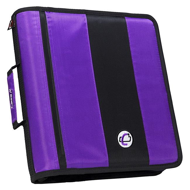 2 in. Classic ORing Zipper Binder, Purple