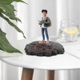 thumbnail image 5 of Cracked Lava Effect Realistic Model Base for Doll Model Display Holder, 5 of 5