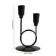 thumbnail image 3 of Wrought Iron U-Shaped Double-Headed Metal Candlestick Dining Table Candlestick Scandinavia Uncomplicated Luxurious Decorative Ornament, 3 of 6