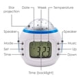 thumbnail image 2 of Reloj despertador Luz nocturna Reloj musical Estrella para dormir Luz Soporte para habitación de niños Lámpara de noche Decoración Regalo Eigraketly  JJ3339-00, 2 of 5
