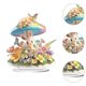 thumbnail image 3 of 2026 2D Bunny Ornament Gifts Handmade Easter Decor for Office Theme Party Festiv, 3 of 4