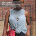 thumbnail image 3 of AURARMLET Watches for Women Pocket Watch Dark Brown Metal 1Pack Decorative Students Birthday Party, 3 of 8