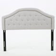 thumbnail image 5 of Noble House Keenan Light Gray Finish Contemporary Style Fabric Full/Queen Headboard, 5 of 5