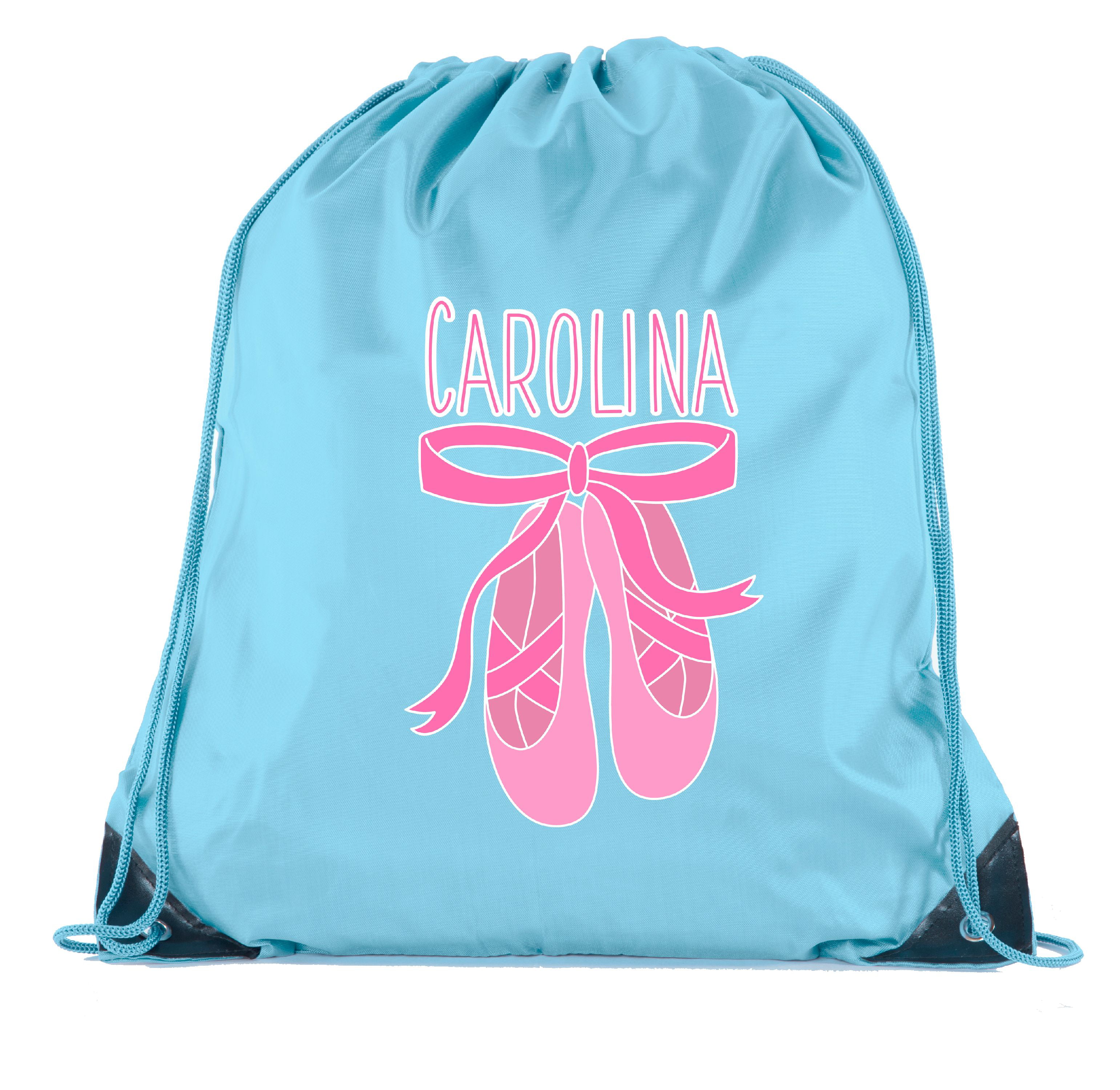 Custom Dance Bags Ballet Drawstring Backpacks Personalized Dance Backpacks for Girls 