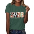 thumbnail image 2 of Gamivast 2026 Soccer Match Tournament for Women T Shirt USA Canada Mexico Graphic Short Sleeve Crewneck Casual Loose Fit Summer Sports Fan Event Shirts Tops Tees, 2 of 5