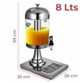 thumbnail image 2 of Dispensador de Agua 8 lts RD Royal Cook Plateador Acero Inoxidable y Acrilico 1 pieza, 2 of 5