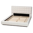 thumbnail image 4 of Baxton Studio Braylin Modern Platform Bed, Queen, -, 4 of 9