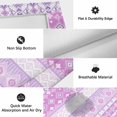 thumbnail image 5 of Purple Pink Boho Outdoor Rug 6x9 Ft, Non Slip Washable Area Rug, Vintage Ethnic Tribe Abstract Art Patio Rugs Carpet Runner, Large Floor Mat for Indoor/Outdoor Deck Porch Camping, 5 of 8