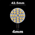 thumbnail image 3 of 10PCS 4.8W G4 Socket 5050 SMD Mini Led Bulb on DC 12V Replace Bi-Pin Lamp LED Bulb Cold White Lights, 3 of 8