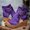 Purple, variant on Summer Plus Size Retro Round Toe Color Matching Women's Casual Wedge Sandals A-Purple 8.5