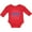 Red, variant on Inktastic 4th of July Stars Stripes and Sass Blue and Red Stars Girls Long Sleeve Baby Bodysuit