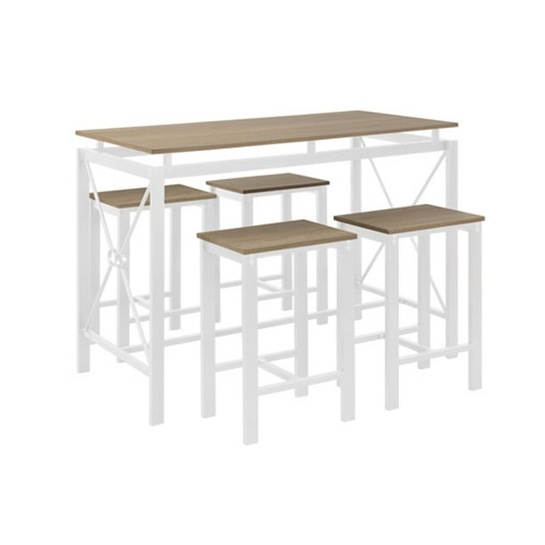 Dining Stool Bar Chairs, White Counter Height Dining Chairs Set Of 4