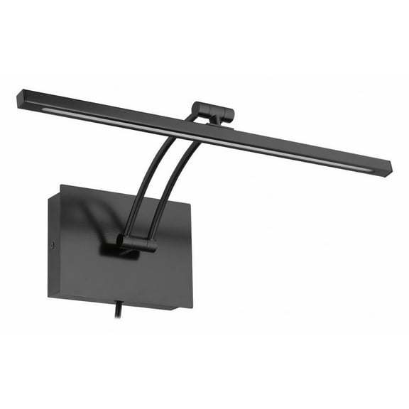 202071A-Eglo Lighting-Doreen 1 - 18.27 Inch 17.6W 2 LED Picture Light-Matte Black Finish