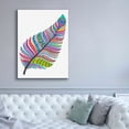 thumbnail image 5 of Epic Graffiti 'Single Feather' by Hello Angel, Giclee Canvas Wall Art, 40"x54", 5 of 8