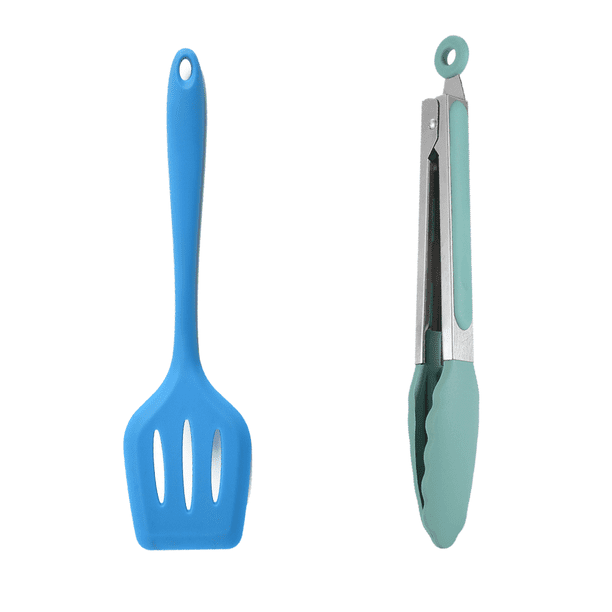 1. UTENSILIOS SUAVES, SEGUROS, ORGÁNICOS Y ANTIARAÑAZOS: Nuestro juego de utensilios de silicona es suave con sus utensilios de cocina antiadherentes. Puede sentirse tranquilo sabiendo que sus