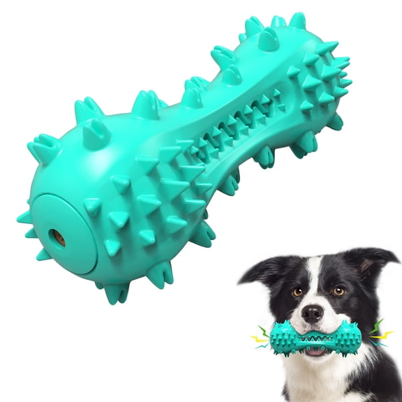 BN-LINK Squeaky Dog Chew Toy, Tough Durable Dog Toy with Toothbrush, Indestructible Dog Toy for Aggressive Chewers, Large Medium Breed, Teeth Cleaning