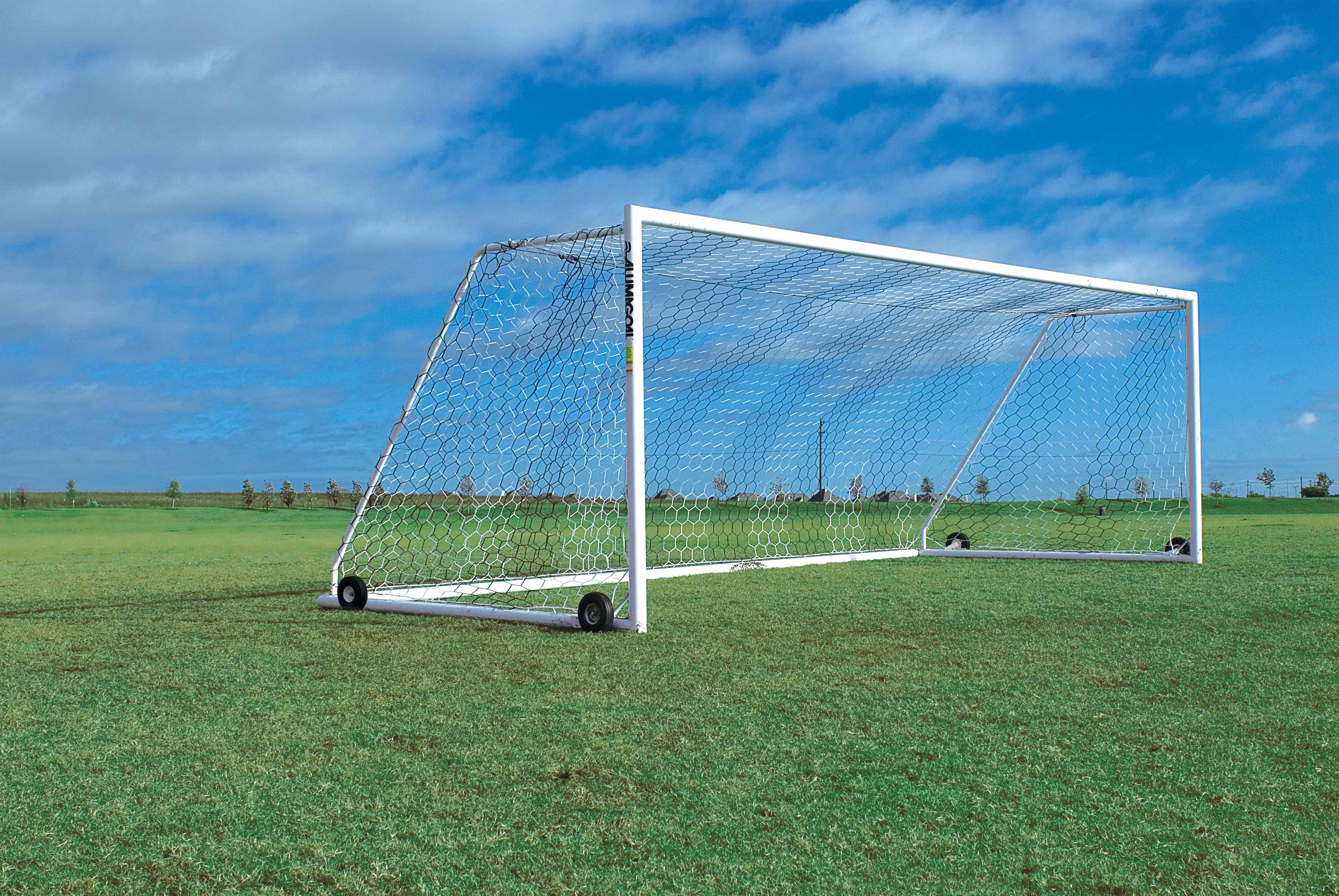 Alumagoal 24' x 8' Competition Soccer Goal (Set of 2)