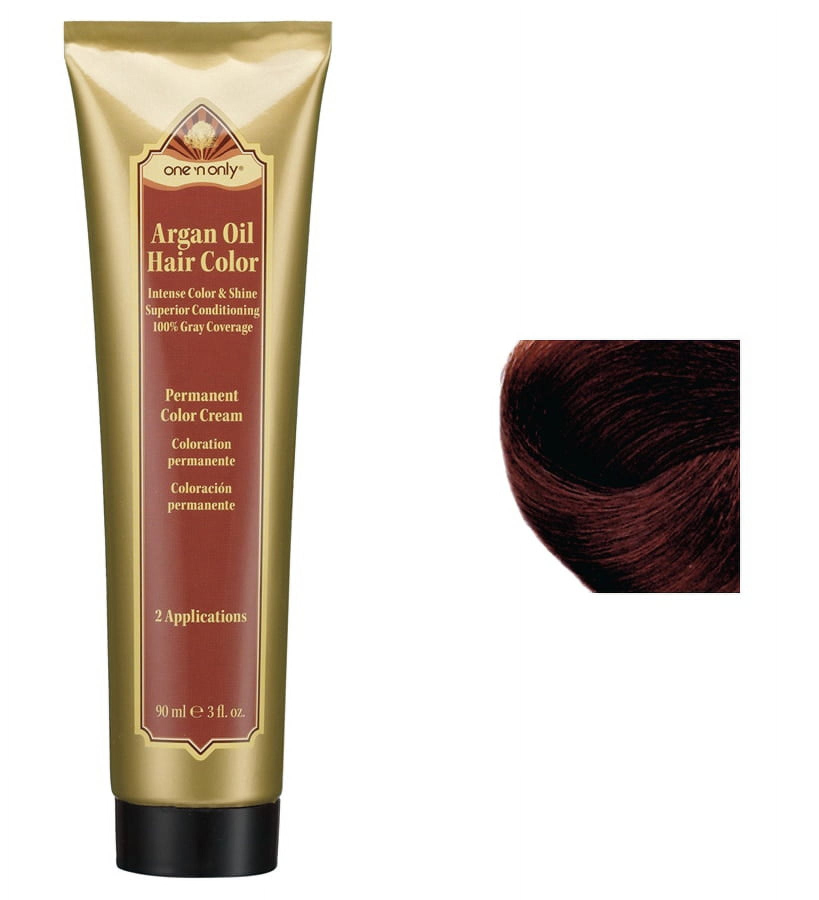 One n Only Argan Oil Permanent Color Cream - 6N Dark Natural