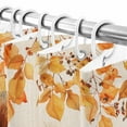 thumbnail image 6 of Shower Curtain 54"W x 78"L Welcome Fall Squirrel Leaves Retro Linen Fabric Shower Curtains Set with Hooks Water Repellent Bathroom Curtains Machine Washable Bathroom Accessories, 6 of 6