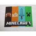 thumbnail image 5 of Minecraft Flat Panels Boy's White T-shirt-Large, 5 of 6