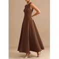 thumbnail image 4 of PRETTYGARDEN Women's Summer Tank Maxi Dress Spring Sleeveless Swing A Line Long Flowy Elegant Cocktail Dresses Pockets, 4 of 9