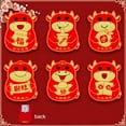 thumbnail image 6 of Cartoon Envelope New Year Of Red Envelope Chinese Red Envelope Gift Paper Cute Creative 6PCS/1pack Chinese Red Envelope, 6 of 9