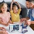 thumbnail image 5 of Unicorn Transformer : Magic Transformation Super Combination Car Toy 2 In 1 Kids Magnetic Collision Transforming Car Diy Toy, 5 of 5