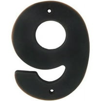 Contemporary House Number, #9, 5 Inches, Vintage Bronze by Stone Harbor Hardware