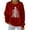 B-Red, variant on gakvbuo Christmas Sweater for Women Pullover Tops Fall Tunic Blouse Hoodless Sweatshirt 1