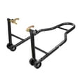 thumbnail image 2 of Soporte genérico para motocicleta de metal con horquilla en L, soporte universal para gato elevador Negro, 2 of 8