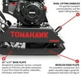 thumbnail image 5 of TOMAHAWK Vibratory Plate Compactor Tamper with Kohler Engine for Dirt Gravel Soil Compaction, 5 of 7
