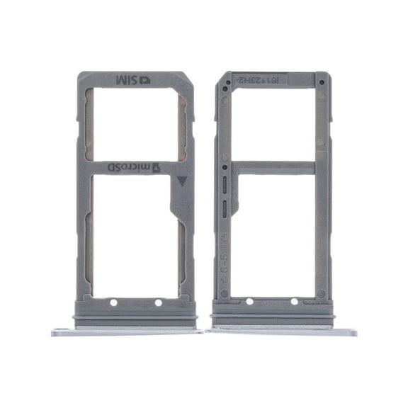 Replacement Dual Sim Card Tray Compatible For Samsung Galaxy S7 Edge (Black)