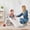 Gray, variant on Qaba 3-in-1 Toddler Slide, Kids Slide with Climber, Basketball Hoop and Ball, Giraffe Shape Freestanding Playset for Indoor Kids 1-3 Years, Gray