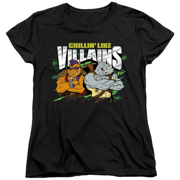 TMNT Teenage Mutant Ninja Turtles Chillin' Like Villains Women's T Shirt
