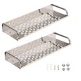 thumbnail image 1 of Estante de pared de 2 piezas, estante de , estante , estantes de para jabones de champú 11x35cm Gloria Rack de almacenamiento de metal, 1 of 9