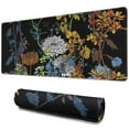 thumbnail image 1 of Super Soft Garden Flowers Mouse Mat - Cute Design, Non-Slip Rubber Base, Easy Slide, Splash-Resistant, Portable, Personalized, Perfect for All Computer Types, 31.5x11.8 Inch, 1 of 7