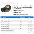 thumbnail image 2 of Knock Sensor - Compatible with 2014 - 2015, 2017 - 2018 Mitsubishi Mirage 1.2L 3-Cylinder, 2 of 2