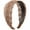 Coffee, variant on VLOOCKLW Lace Embroidery Headband Women Wide Anti Slip Teeth Design High Toughness Stable Fixing Fashion Hairband For Daily Styling