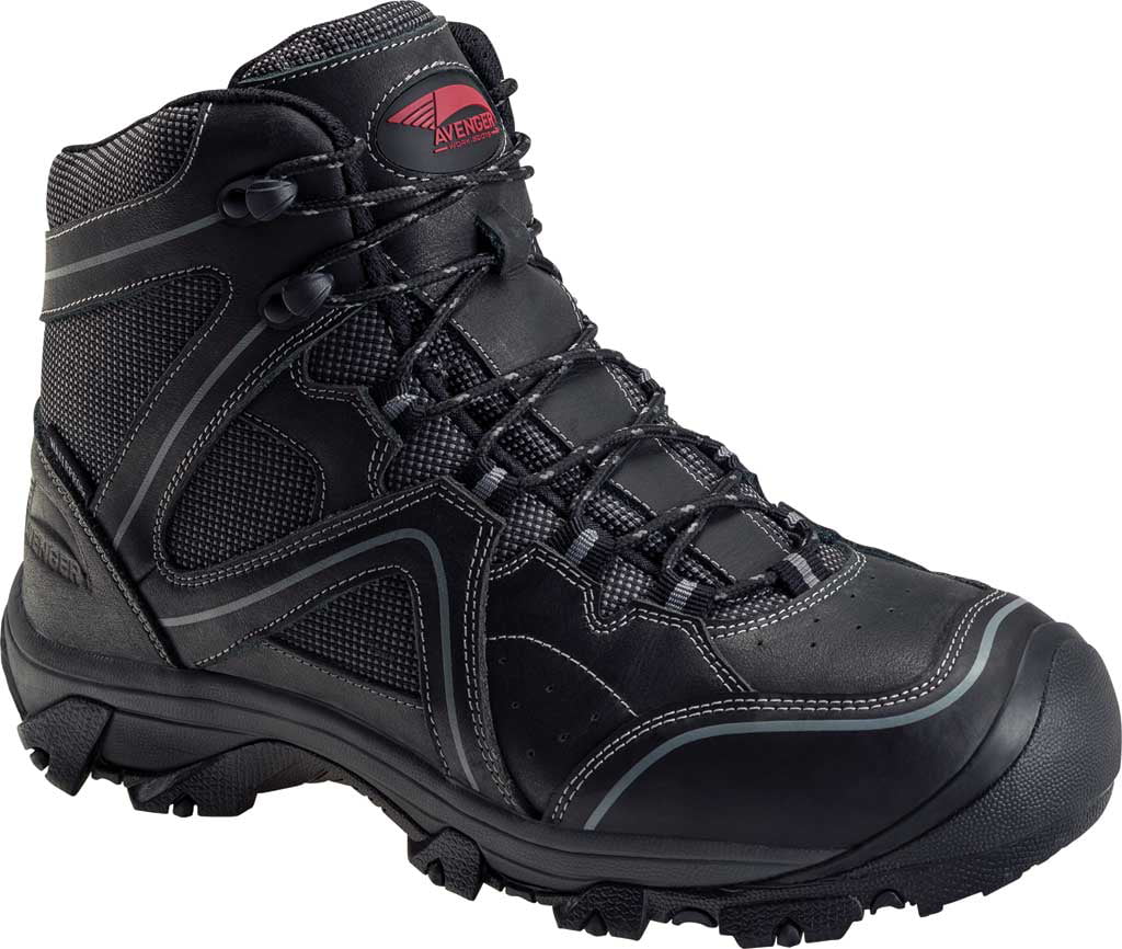 NEW MENS BLACKROCK LEATHER SAFETY WORK HIKER BOOTS STEEL TOE CAPS SHOES TRAINERS 