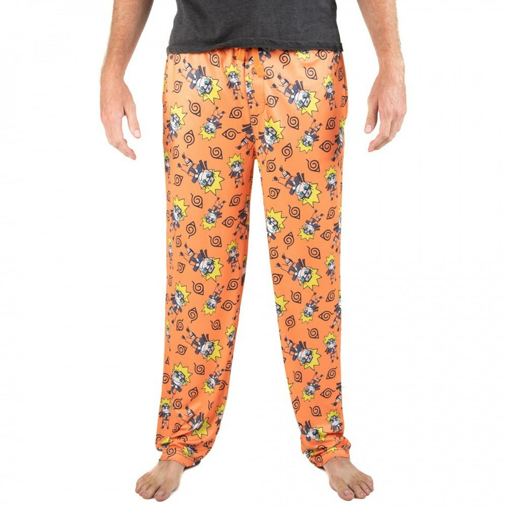 Naruto Naruto Character and Symbols All Over Print Sleep PantsLarge