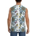 thumbnail image 4 of Disketp Flowers And Butterflies Sleeveless Tshirts For Men, Muscle Shirts For Men Dry Fit Tank Top-Xx-Large, 4 of 8