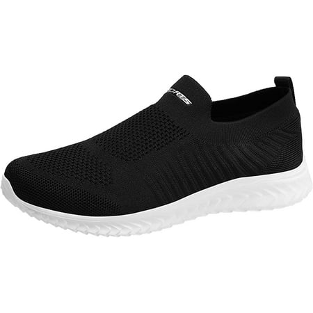 

Men Sports Shoes Fashion Lightweight Mesh Breathable Sneaker Slip on Mens Workout Running Walking Shoes Athletic Casual Loafer